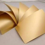 golden cardboard